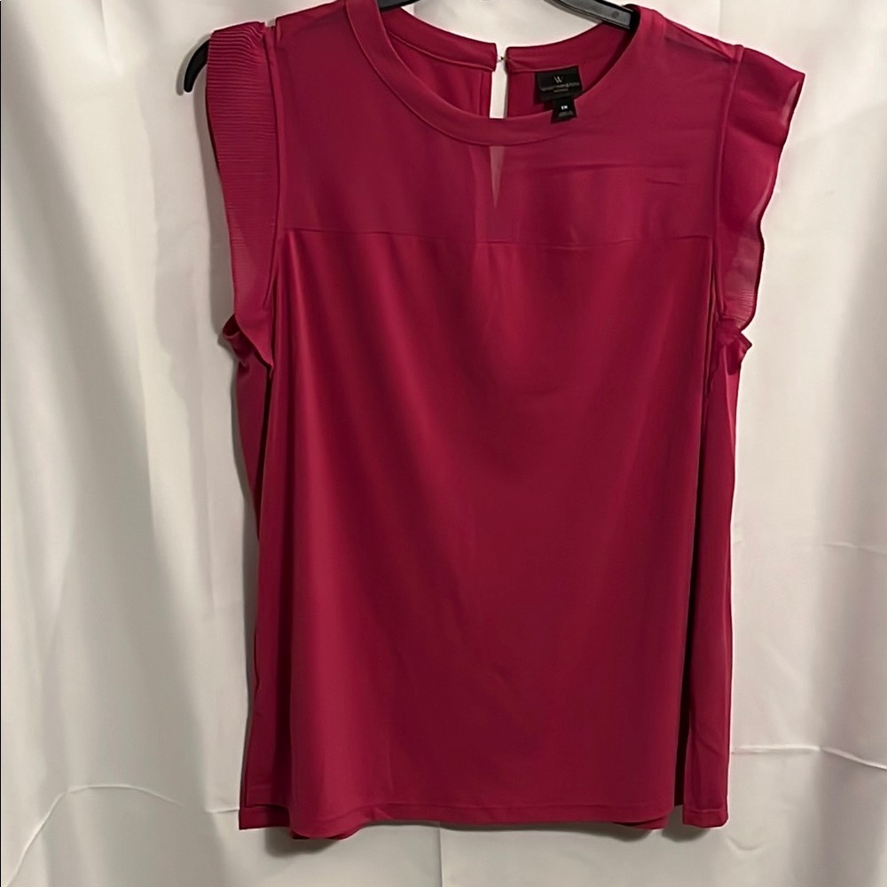 Worthington Women's Sleeveless Pink Top